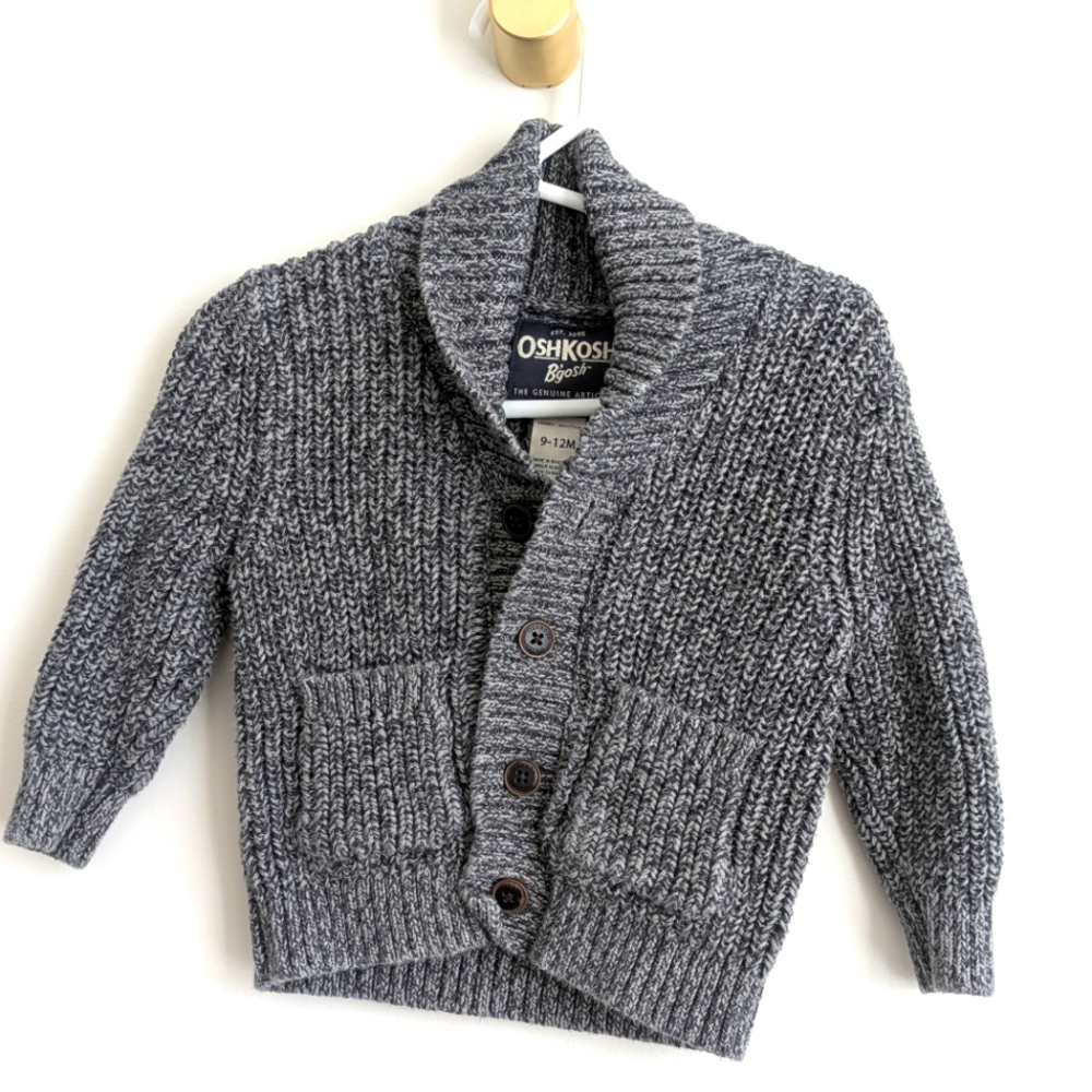 OshKosh B'gosh Gray Knit Sweater